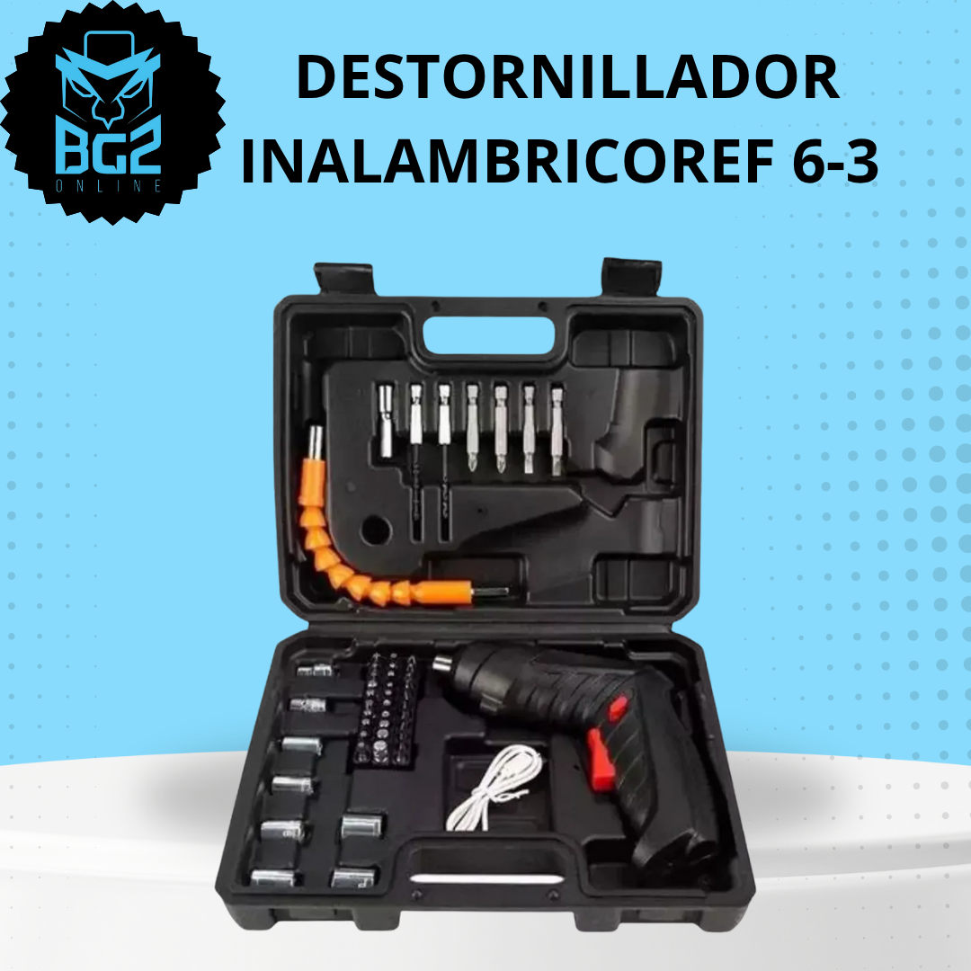 DESTORNILLADOR INALAMBRICO 6-3